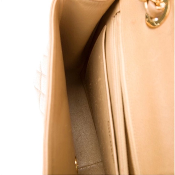 Vintage Chanel Jumbo single flap quilted purse circa 1998-1999. - Picture 2 of 11